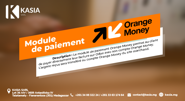Module de paiement Orange Money